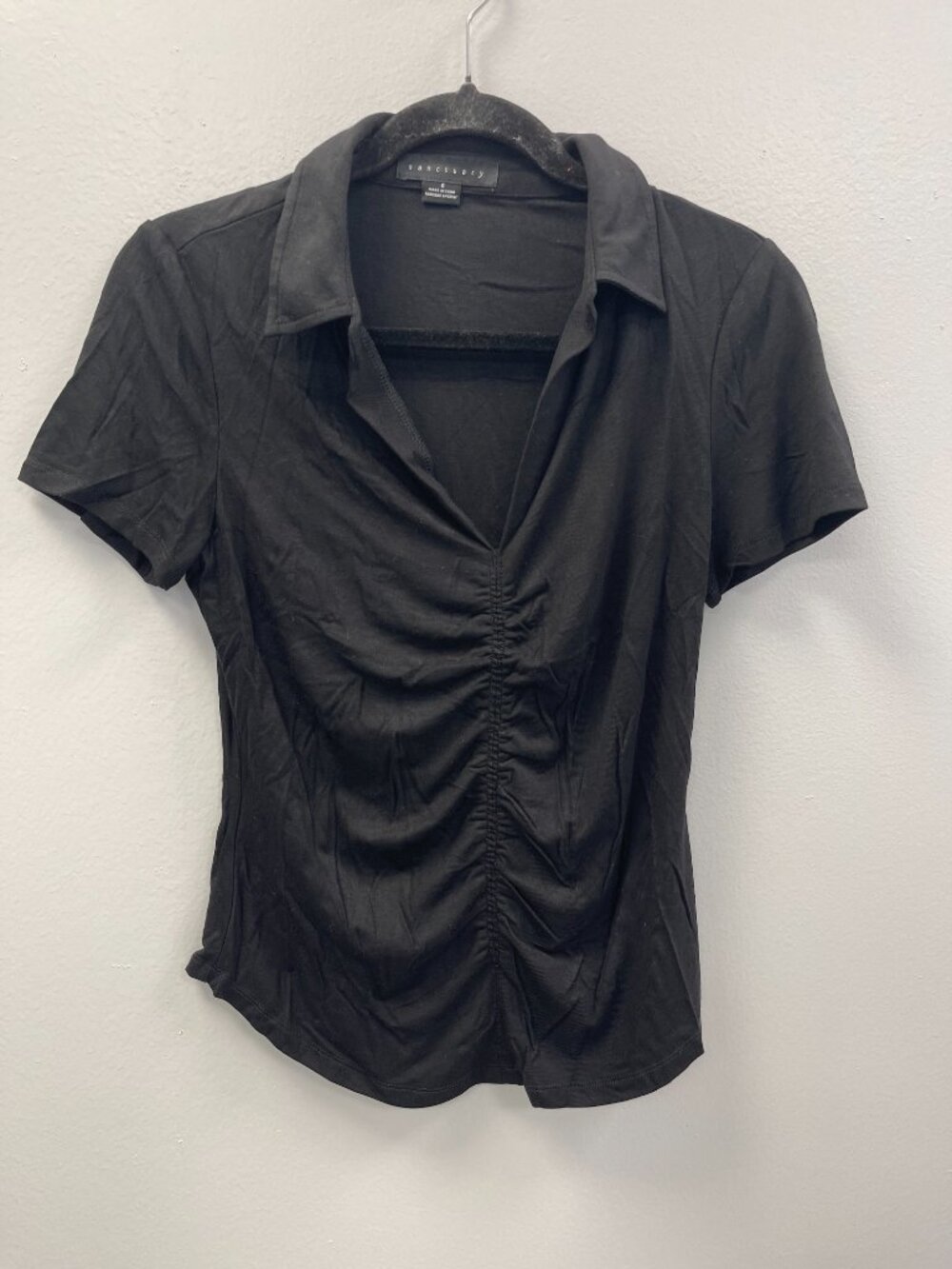 Sanctuary Dream Button Up Blouse in Black, Small - NWOT